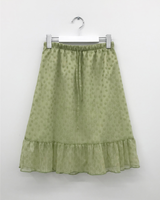 Hayes Bloom Frill Skirt (2color)