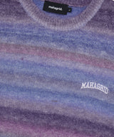 VARSITY LOGO GRADATION KNIT SWEATER