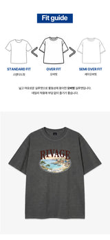 rivage pigment-dyed short-sleeve t-shirt (3color)