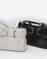 Aprin buckle shoulder bag