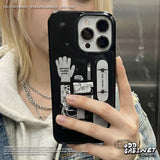 ヒップ アーカイブ オブジェクト エポキシ バンパー iPhone ケース