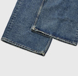 No.1400レタリングワイドデニムパンツ