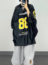 88 metal v-neck t
