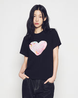 25FW WOMAN ハートドーナツ半袖Tシャツ