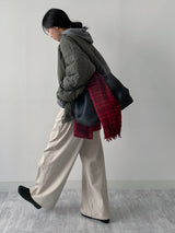 [FW/Brushed Lining] 421 カーブドボンデッドワイドパンツ