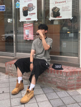 スタンススラントポケットバミューダショーツ (4 Colors)