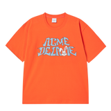 25SS BAD BUNNY LOGO SHORT SLEEVE T-SHIRT ORANGE