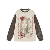 プリントロングスリーブTシャツ