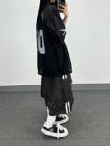 burger track cotton shorts