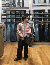 No.1835 P check SHIRT (8color)