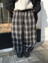 [Special Offer]リトルカーブドチェックパンツ (3c)