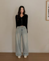  Mua Wide Denim Pants