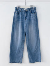 225 Brushed Wide Denim Pants (2C)