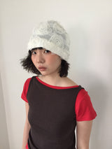 Rose Applique Beanie (2color)