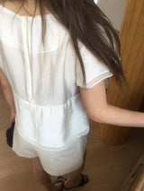 Bonjour tie blouse