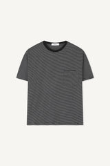 ストライプポケットショートスリーブTシャツ