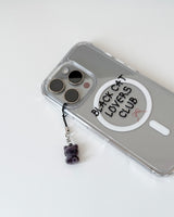 black cat key ring
