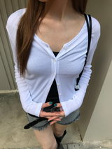 daily button cardigan