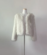 Rokina Eco Fur Jacket (White)