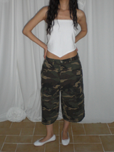 Ripstop camo pants [Beige]