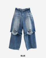 Alt Layered Denim Pants
