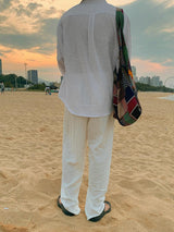 ASCLO Emblem Linen Color Shirt (6color)