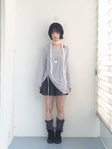 ライト テクスチャー シャーリング Tシャツ