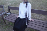 Hime round collar shirt