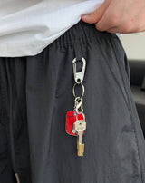 Part Metal Lock Keyring