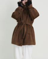バルマカンシングルアルパカハーフコート (Wool Coat/Winter Coat)