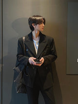 ASCLO ストライプダブルスーツ