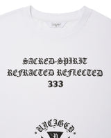 アンケージドスローガンTシャツ/ホワイト
