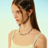 NO.510 [SILVER] レースラインチェーンネックレス