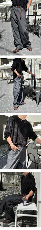 [F/W] ベルベットラウンドネックロングスリーブ (5color)