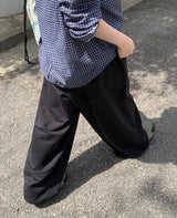 カチニンカーブバンディングバルーンパンツ