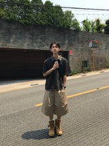 Rain Double Knee Bermuda Pants 2C