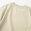 Men's summer loose casual round neck short sleeved T-shirt in khaki color