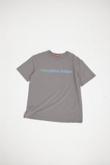 YWD ロゴTシャツ_チャコール