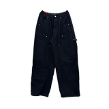 martin embroidered double-knee pants