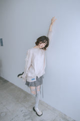 リボンジップスカート