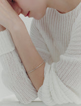 26SS★ [Premium Plating] H Edition AB(W) Single Slip Bangle