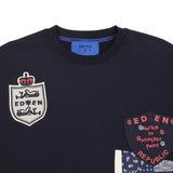 ヴィンテージアップリケポイントTシャツ（ユニセックス）_SYF8TS02NV