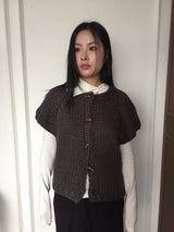 Grandma Hand-Knit Bolero (2color)