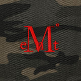 CARV SIDE PINTUCK CAMO WIDE COTTON PANTS UNISEX