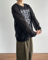 River see-through knit