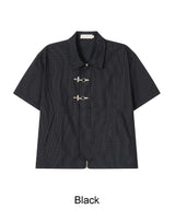 セドンバックルチェックシャツジャケット