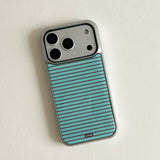 mint choco silver epoxy phone case
