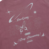D.O.F ピグメントハーフTシャツ_Dust Pink