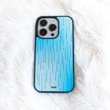 【MADE】スターシャワー(blue)ガラスミラーバンパーケース