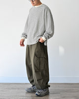 SIO WIDE CARGO PANTS KHK 